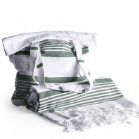 MAISON TRIQUE - HAMAMHANDDUK MED TILLHÖRANDE TOTEBAG